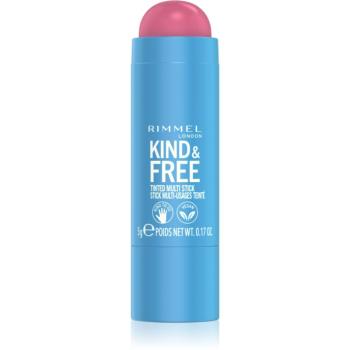 Rimmel Kind & Free multifunkčné líčidlo na oči, pery a tvár odtieň 003 Pink Heat 5 g