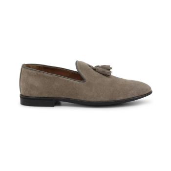 Duca Di Morrone  Ascanio - Suede Dove Gray  Slip-on Hnedá