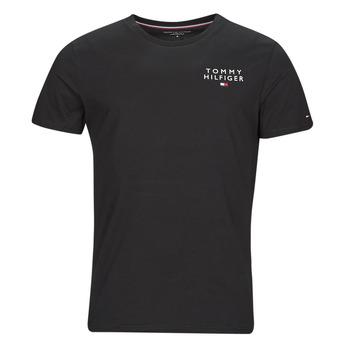 Tommy Hilfiger  Tričká s krátkym rukávom CN SS TEE LOGO  Čierna