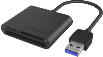 ICY BOX  externá čítačka pamäťových kariet USB 3.2 Gen 1 (USB 3.0) čierna