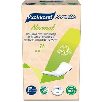 VUOKKOSET 100 % BIO Normal slipové vložky 26 ks (6414100700953)