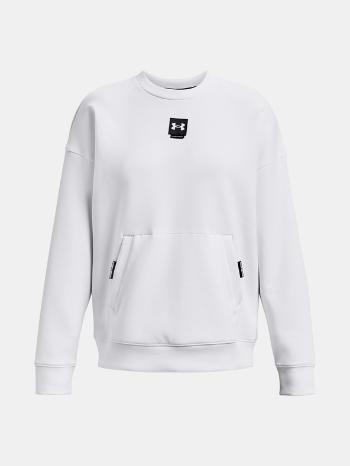 Under Armour Summit Knit Oversize Crew Mikina Biela