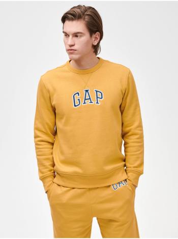 Mikina GAP Logo crewneck sweatshirt Žltá