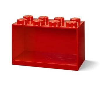 LEGO Brick 8 závesná polica - červená (5711938033149)