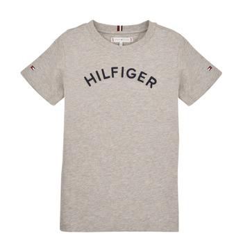 Tommy Hilfiger  Tričká s krátkym rukávom U HILFIGER ARCHED TEE  Šedá