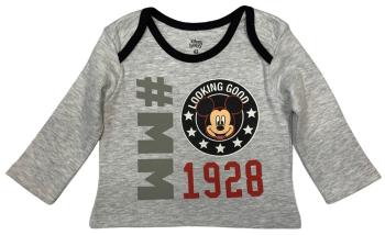 EPlus Detské tričko - Mickey Mouse sivé Veľkosť najmenší: 12 mesiacov