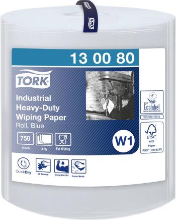TORK Tork Extra silné priemyselné papierové obrúsky modré W1 130080