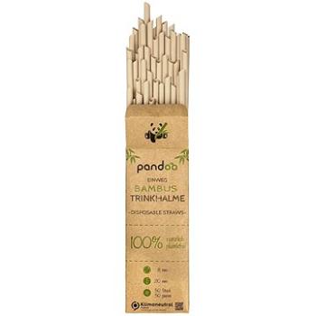 PANDOO Jednorazová bambusová slamka 50 ks (4280001327931)
