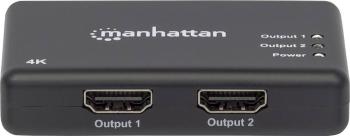 Manhattan 207669 2 porty HDMI splitter  4096 x 2160 Pixel čierna