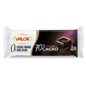 VALOR Čokoláda 70% so sladidlami 35 g