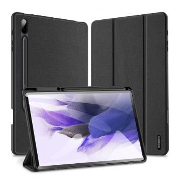 DUX DUCIS Domo puzdro na Samsung Galaxy Tab S7 FE / Tab S7 Plus / Tab S8 Plus, čierne (DUX42557)