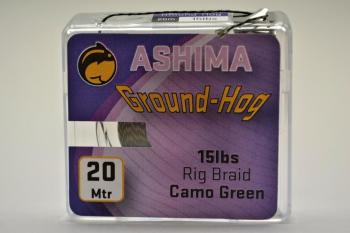 Ashima extra potápavá náväzcová šnúra groundhog 20m 25 lb-farba brown