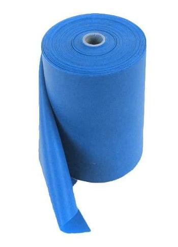Aerobic guma latex metráž 12m x 15 cm - 0,65 cm - modrá