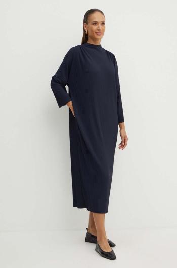 Šaty Max Mara Leisure tmavomodrá farba, midi, oversize, 2426626067600