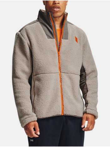 Hnedá bunda Under Armour LEGACY SHERPA SWACKET