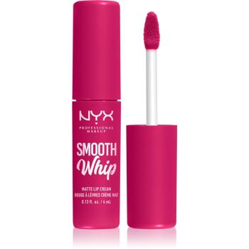 NYX Professional Makeup Smooth Whip Matte Lip Cream zamatový rúž s vyhladzujúcim efektom odtieň 09 Bday Frosting 4 ml
