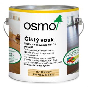 OSMO Čistý vosk - prírodný vosk na drevo 1101 - bezfarebný 0,125 L