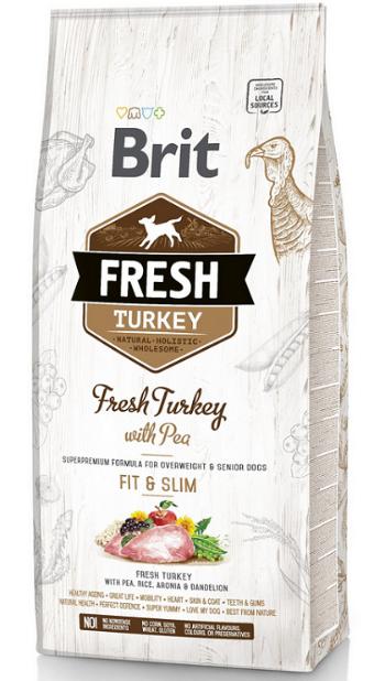 BRIT Fresh Light Fit & Slim morčacie s hráškom 12kg