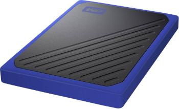WD My Passport™ Go 1 TB externý SSD disk USB 3.2 Gen 1 (USB 3.0) čierna, modrá  WDBMCG0010BBT-WESN