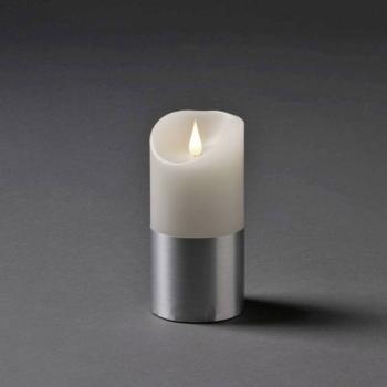 Konstsmide 1821-300 LED sviečka z vosku   biela teplá biela