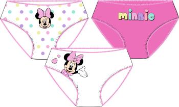 EPlus Dievčenské spodné prádlo - Disney Minnie Mouse ružové 3 ks Veľkosť - deti: 104/110