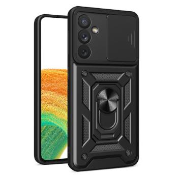 MG Hybrid Armor Camshield kryt na Samsung Galaxy A34 5G, čierny