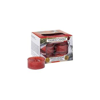 Sada 12 vonných sviečok Yankee Candle Sviatočný Koktejl, doba horenia 4 - 6 hodín