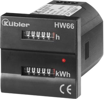 Kübler HW66 230 VAC jednofázový elektromer  mechanické 16 A Úradne schválený: nie   1 ks