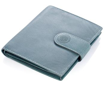 Dámska kožená peňaženka Mandala, modrá