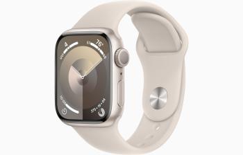 Apple Watch S9/45mm/Starlight/Sport Band/Starlight/-S/M