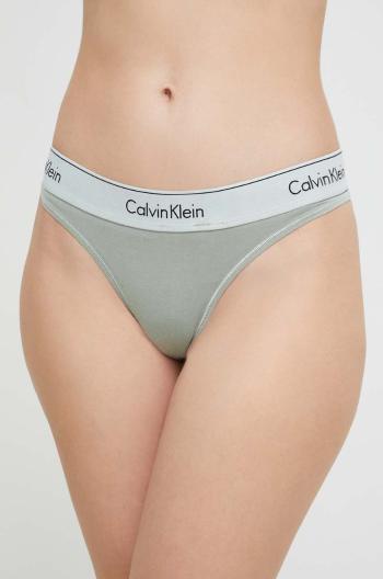 Tangá Calvin Klein Underwear zelená farba