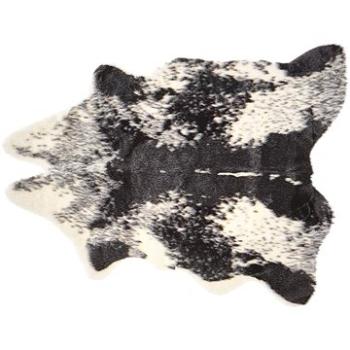 Čierny koberec z ekokože 60 × 90 cm NAMBUNG, 250285 (beliani_250285)