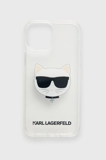 Puzdro na mobil Karl Lagerfeld iPhone 13 Mini KLHCP13SCTR priehľadná farba