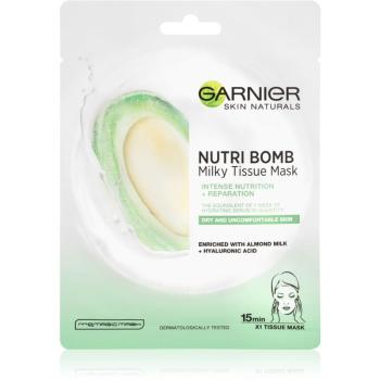 Garnier Skin Naturals Nutri Bomb vyživujúca plátienková maska pre suchú pleť 32 g