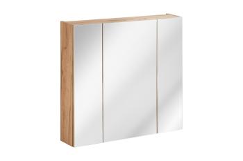 ArtCom Kúpeľňová zostava CAPRI Oak Capri | dub zlatý: Horná zrkadlová skrinka 843 - 80 cm