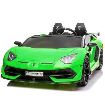 Elektrické autíčko Lamborghini Aventador 12 V dvojmiestne, zelené (8586019942798)
