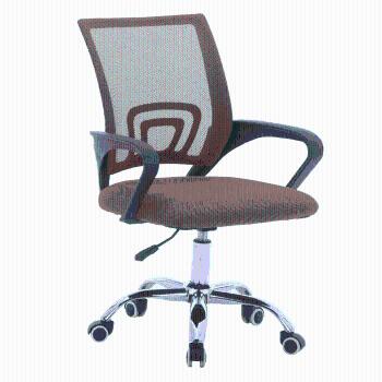 Kancelárska stolička, hnedá/čierna, DEX 2 NEW P4, poškodený tovar
