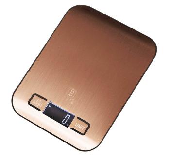 BERLINGERHAUS Váha kuchyňská digitální 5 kg Rosegold Metallic Line BH-9424