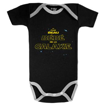 Baby-Geek Detské body - Le plus beau bébé de la Galaxie Veľkosť najmenší: 6 - 12 mesiacov
