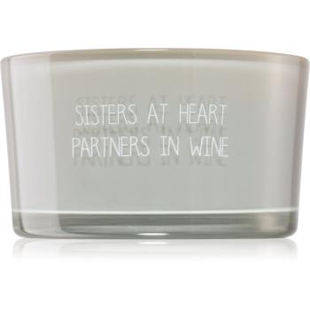 My Flame Candle With Crystal Sisters At Heart, Partners In Wine vonná sviečka 11x6 cm