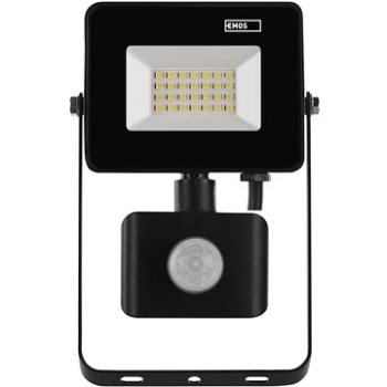 EMOS LED reflektor SIMPO s pohybovým senzorom, 20,5 W, čierny, neutrálna biela (1531232200)