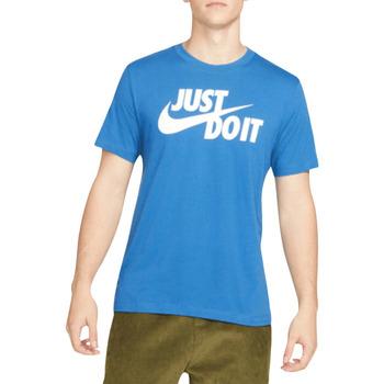 Nike  Tielka a tričká bez rukávov Just Do It Swoosh  Modrá