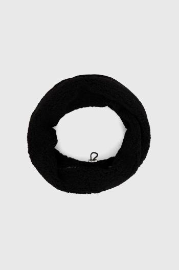 Šál komín New Balance čierna farba, jednofarebný