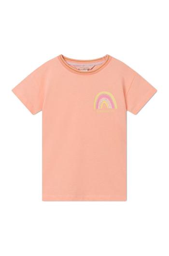 Detské tričko Femi Stories oranžová farba,