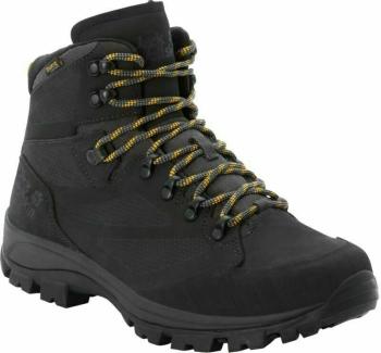 Jack Wolfskin Pánske outdoorové topánky Rebellion Texapore Mid M Phantom/Burly Yellow 44