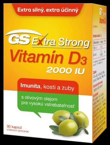 GS Extra Strong Vitamin D 2000 IU 90 kapsúl