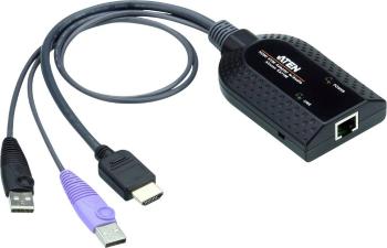ATEN KVM, počítač #####KVM-Adapterkabel [1x HDMI zástrčka, #####USB-A - 1x RJ45 zásvuka] 0.25 m