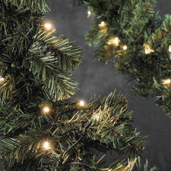 Konstsmide 2724-800 vianočné dekorácie okolo dverí s osvetlením smrek jantár LED  zelená En.trieda 2021: G (A - G)