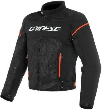 Dainese Air Frame D1 Tex Black/White/Fluo Red 50 Textilná bunda