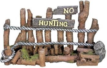 Nobby Wooden Fence No hunting 21,5x7x12,5 cm